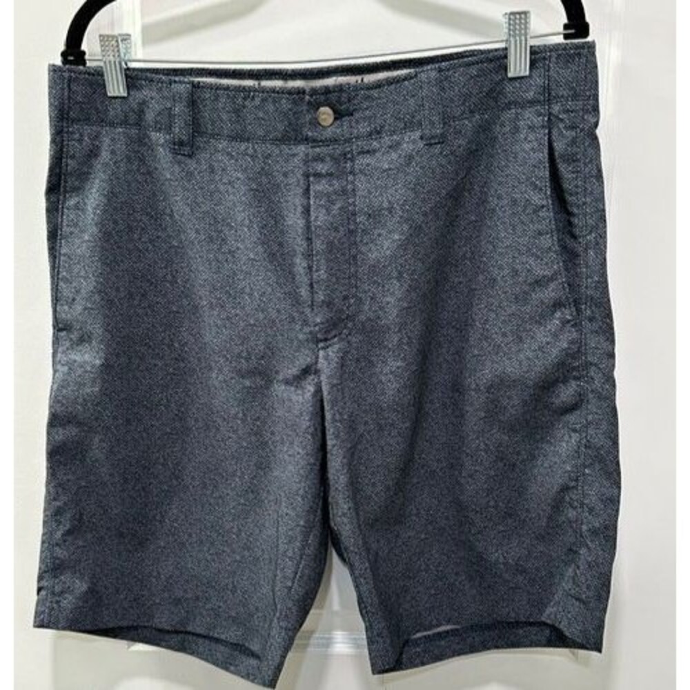 Callaway Golf Shorts Size 34 Mens Heather Grey Textured Stretch Performance